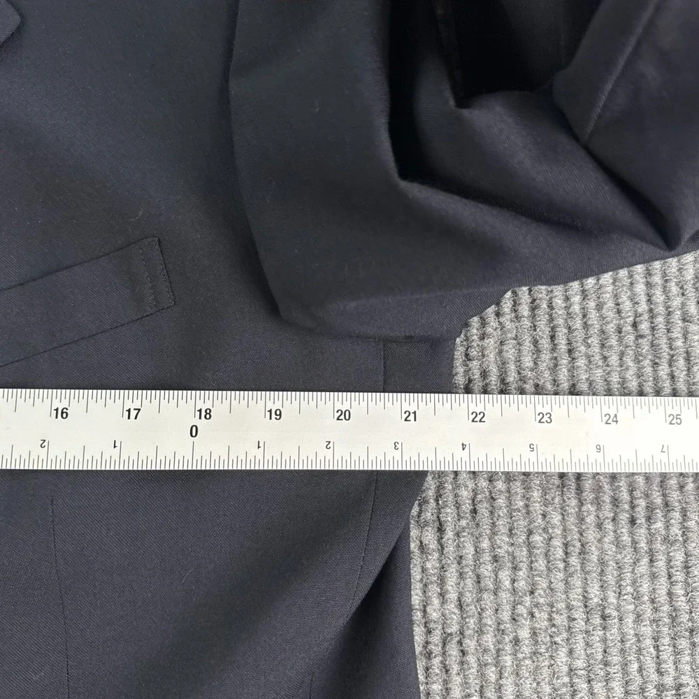 Brooks Brothers Makers Brooksease Blazer 41R Navy Wool USA Ivy Prep Sack Coat